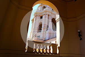 Detail view of Pasadena City Hall - Los Angeles County, California