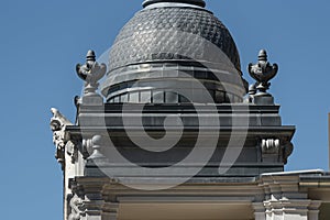 Roof of villa Belle epoque in Montreux, Switzerland photo