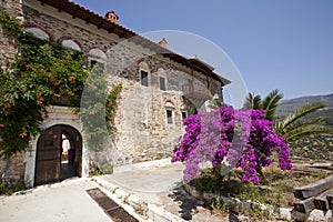 Detail of village Megalis Panagias in Greece - is