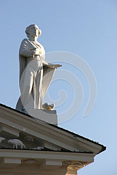 Detail of Vilnius Cathedral photo