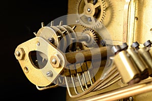 Detail of Vintage Chime Clock