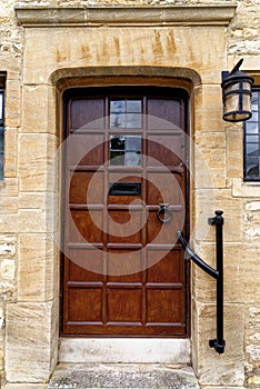 Detail of vintage door - Burford - Cotswold