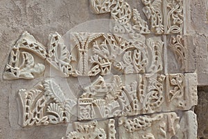Detail of walls in the Madinat al-Zahra photo