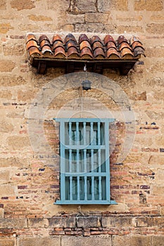 Walls and windows of the historical Cloister of Our Lady of Mongui photo