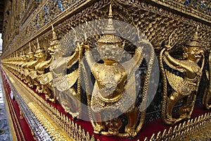 Detail of Wat Phra Kaew, Bangkok
