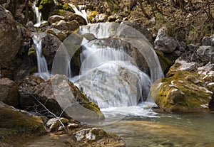 Detail of waterfall
