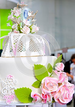 Detail of wedding cake