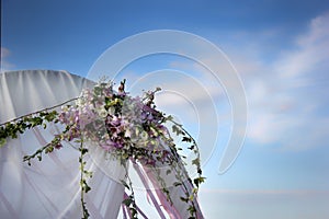 Detail wedding tent