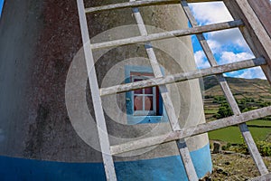 Detail  windmill of Graciosa Island