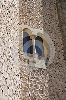 Detail of window at Alcazar of Segovia Castle