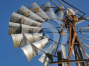 Detail of a windpump in the Cape, South Africa