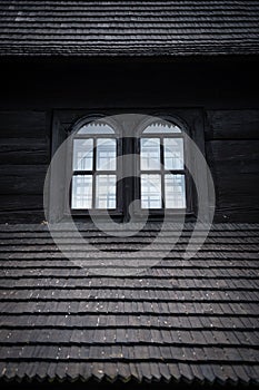 Wooden articular church of All Saints, Tvrdosin, Slovakia photo