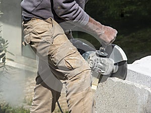 cutting with a radial saw photo