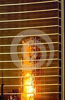 detail of Wynn casino, Las Vegas, Nevada, USA photo