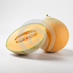 Detailed 8k Photo Of Cantaloupes With Subtle Shading