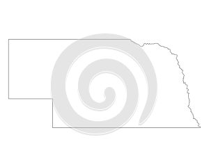 Map of Nebraska