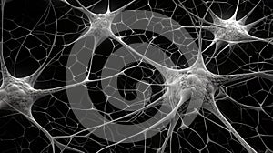 Detailed Apical Dendrite Structure of Cortical Pyramidal Neuron photo