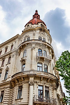 Detailed Architecture in Budapest, Hungary