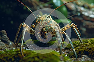 Detailed Arthropod antient image. Generate Ai