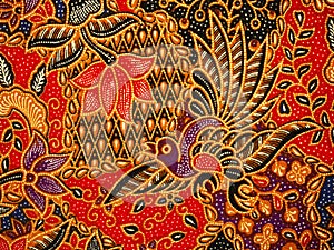 Batik pattern, Solo, Indonesia photo