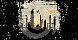 Framework of industrial development and growth strategy.Generated image