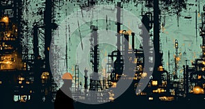 Framework of industrial development and growth strategy.Generated image