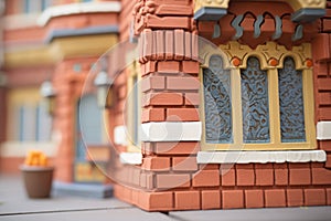 detailed brickwork on tudor base