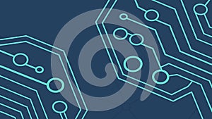 Detailed Circuit Board Pattern, Electronic Technology Background, vector design Generative AI