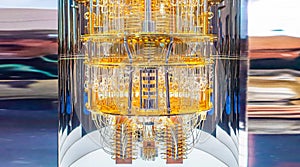 close up of a Quantum Computer