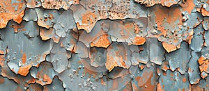 Detailed Close Up of Rusted Metal Surface