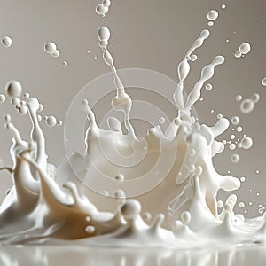 Milk Splash Close-Up