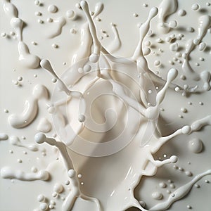 Milk Splash Close-Up