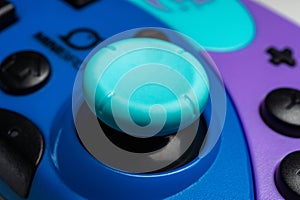 Detailed close up shot of Nintendo Switch Controler MiniBird Gamepad