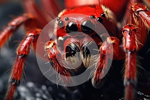A detailed close-up of a spider, emphasizing its daunting attributes, delivering a visceral experience of arachnophobia