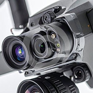 Advanced Medical Microscope on White Background