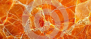 Orange Marble Texture, Abstract Stone Surface Background