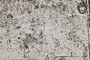 Detailed close up view on weathered concrete and cement cracked wall textures