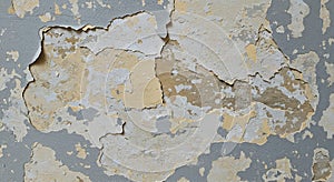 Old Wall Texture with Peeling and Cracked Paint