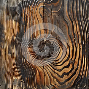 Detailed Close-Up of Wood Texture