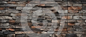 a close up of a brick wall with a lot of bricks