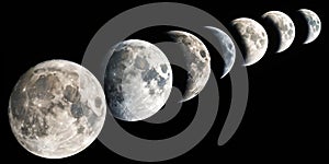 Moon Phases Collage