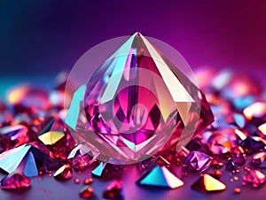 Detailed crystal background realistic high quality K