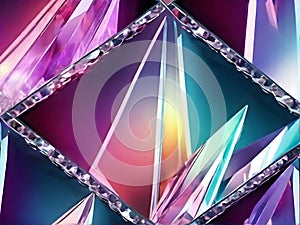 Detailed crystal background realistic high quality K