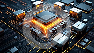 Advanced Microprocessor on Circuit Board