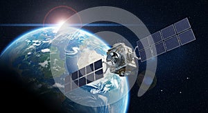 Satellite Orbiting Earth