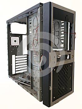 Detailed Examination of an Empty Computer Case: Structure, Components, and Potential Uses photo