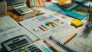 Detailed Financial Analysis Spread.AI generated image