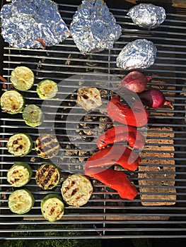 Detailed food grilled on barbeque