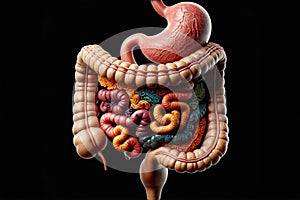 Detailed Gastrointestinal Tract for Medical Professionals