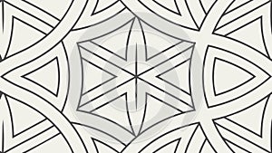 Detailed Geometric Interlocking Pattern, Abstract and Modern Vector, vector design Generative AI